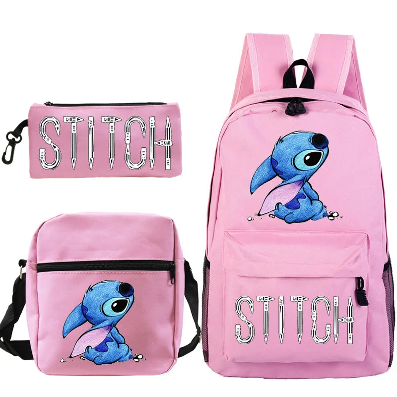 Quit bolsa estojo e lancheira lilo stitch perolizado varias cores