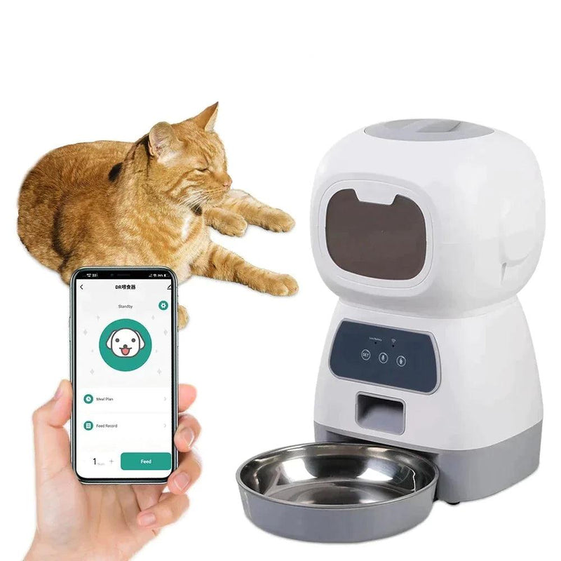 Alimentador Automático para Cães e Gatos - Home Stors