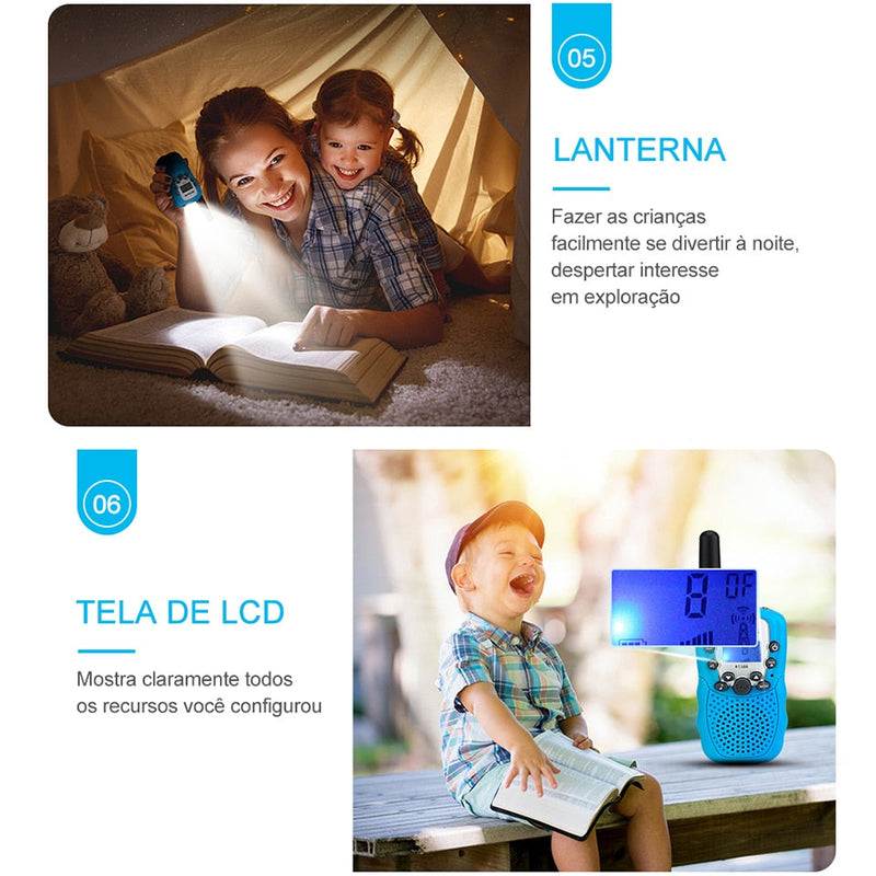 Walkie Talkie Portátil infantil - Home Stors