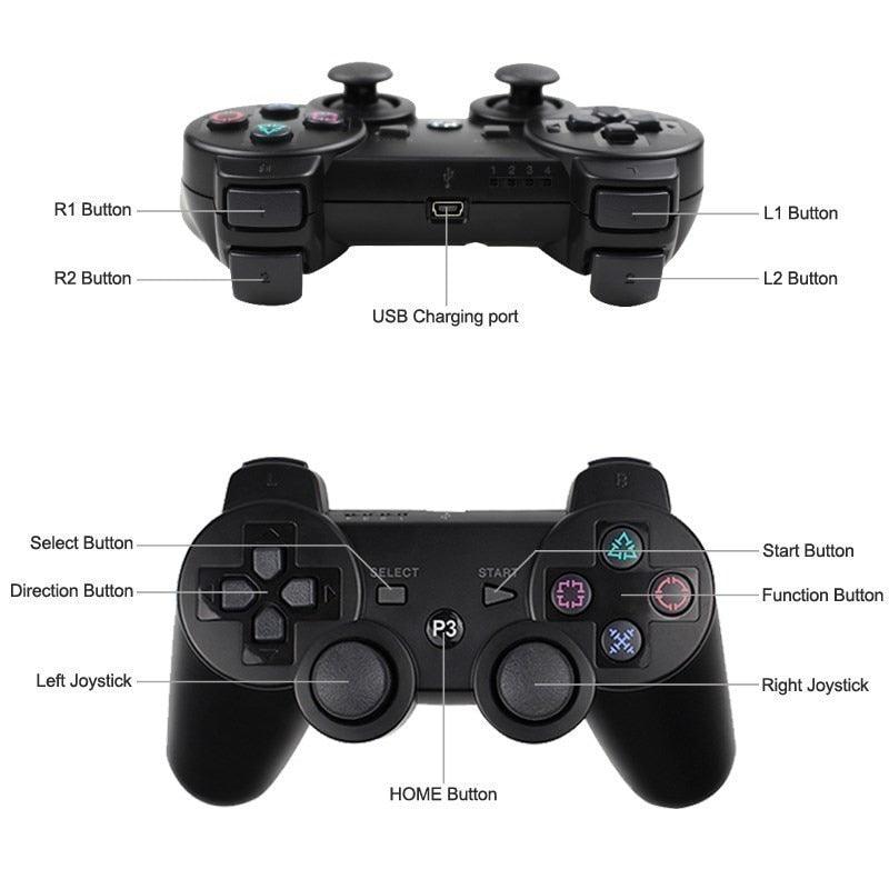 Controle sem fio - ps3 - Home Stors